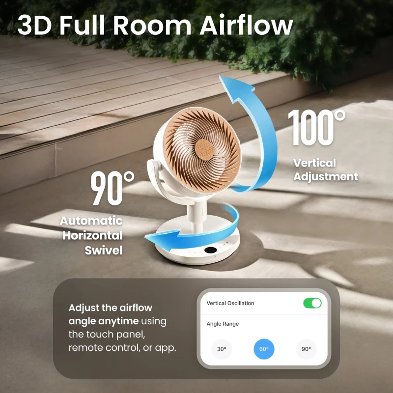 سويتش بوت تبريد Standing Circulator Fan