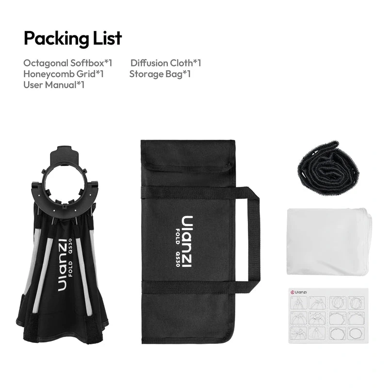 أولانزي كاميرا QS30 Octagonal Softbox