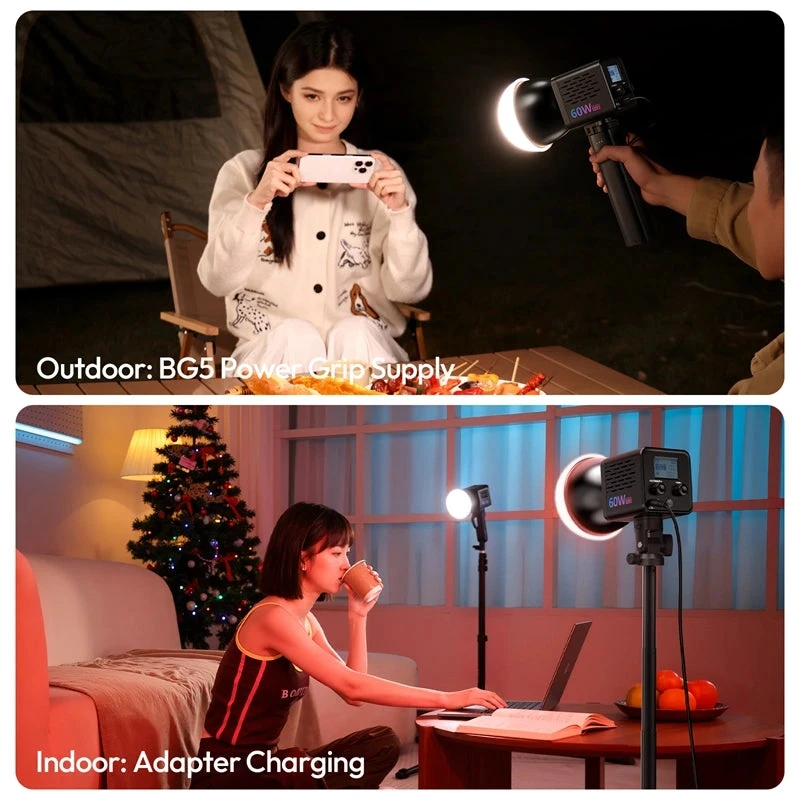 أولانزي كاميرا ٦٠ واط C60 RGB Video Light