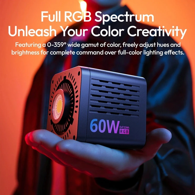 أولانزي كاميرا ٦٠ واط C60 RGB Video Light