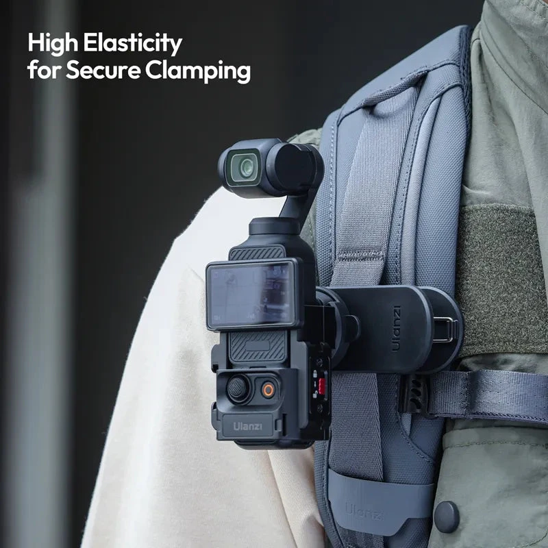 أولانزي كاميرا CK01/CK02 Cka Quick Release Backpack Clip Xtra Muse & DJI Pocket 3/4 & Insta360 Luna