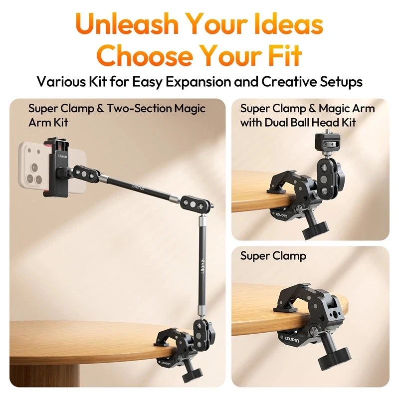 أولانزي كاميرا CO78 Super Clamp Magic Arm Kit C083