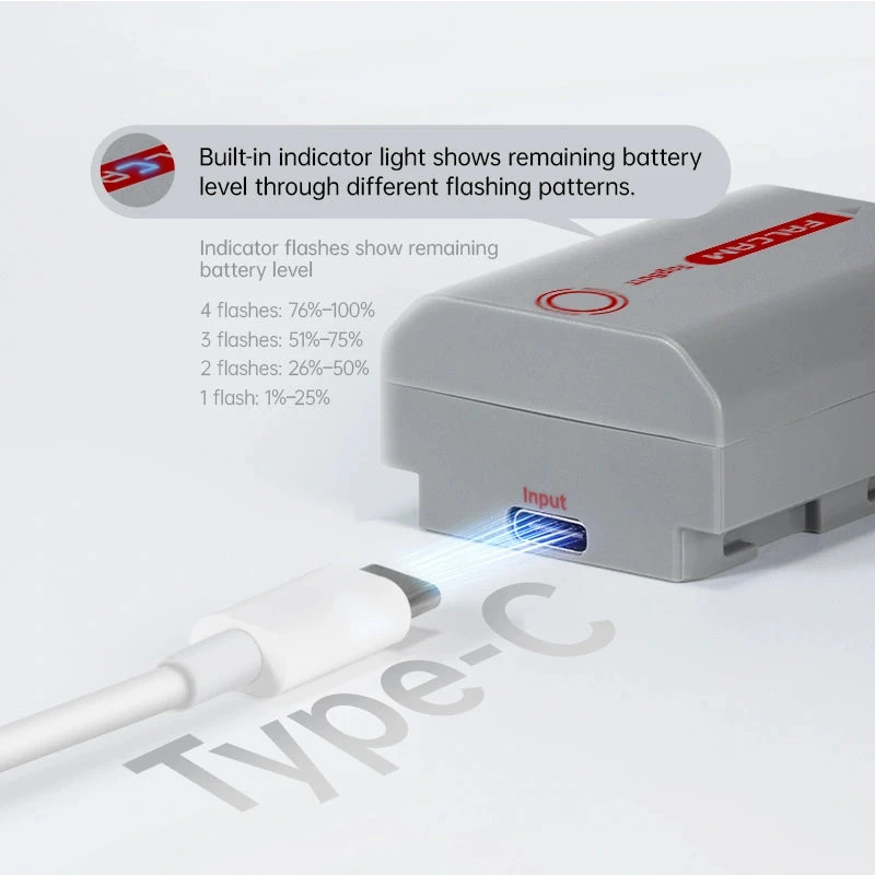 Falcam TagBatt Direct-Charge Camera Battery with Apple Find My for Sony NP-FZ100