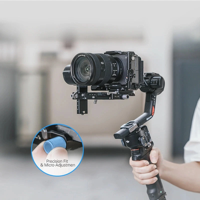 FALCAM F38 Quick Release Base V2 Compatible with DJI RS5/RS4/RS4 Pro/RS3/RS3 Pro/RS2/RSC2 F38B5416