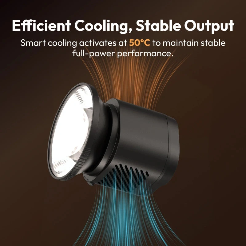 أولانزي كاميرا ٦٠ واط LC60 LightOn Flash & Video Light