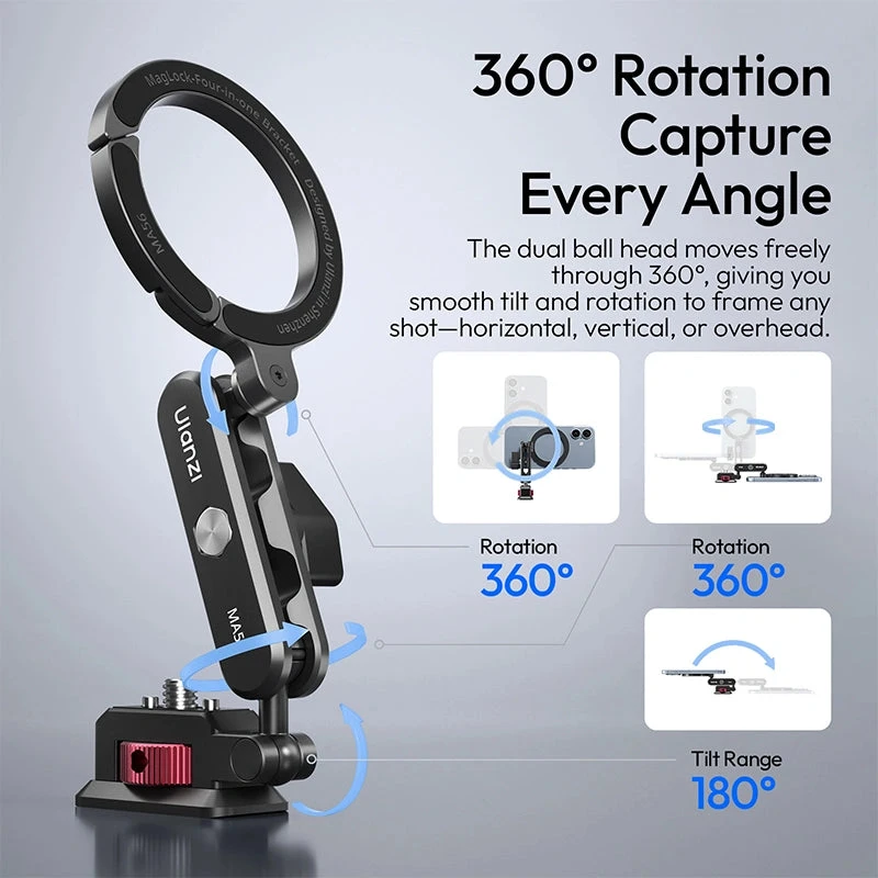 أولانزي كاميرا MA56 4 in 1 MagLock Phone Mount S028