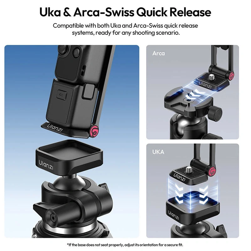 أولانزي كاميرا MA66 Magnetic Quick Release Tripod Pocket 3/4 & Xtra Muse & Luna