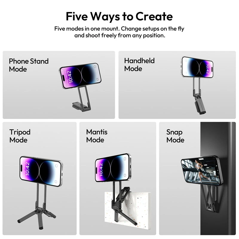 أولانزي كاميرا Magsafe Tripod & Selfie Ring Light Gift