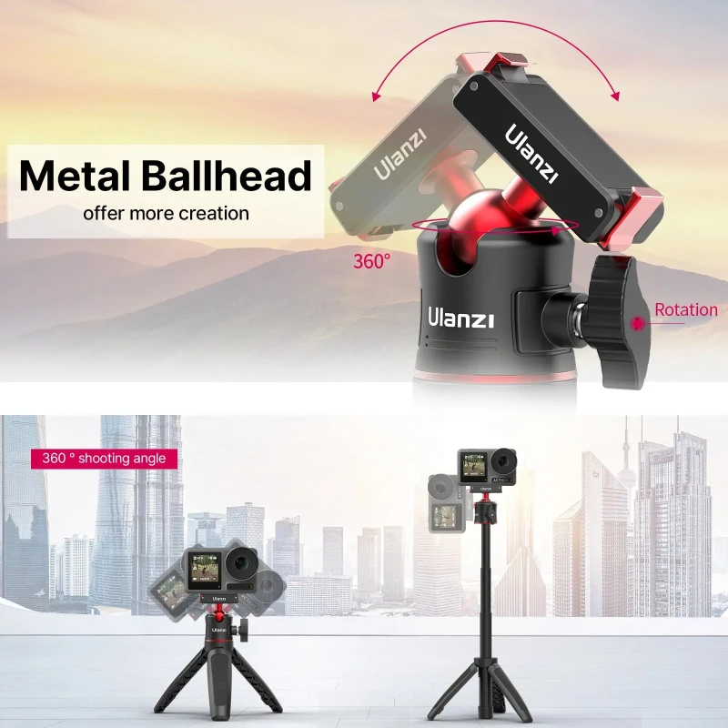 أولانزي كاميرا Magnetic Quick Release Tripod DJI Osmo 360/ Action 2/3/4 2829A