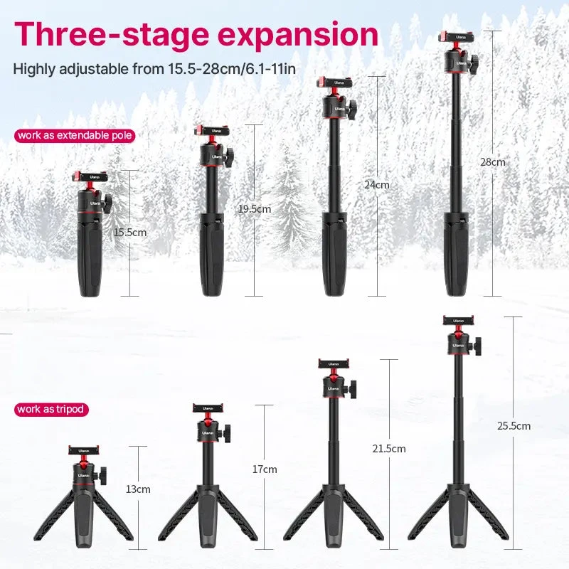 أولانزي كاميرا Magnetic Quick Release Tripod DJI Osmo 360/ Action 2/3/4 2829A