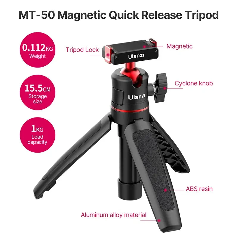 أولانزي كاميرا Magnetic Quick Release Tripod DJI Osmo 360/ Action 2/3/4 2829A