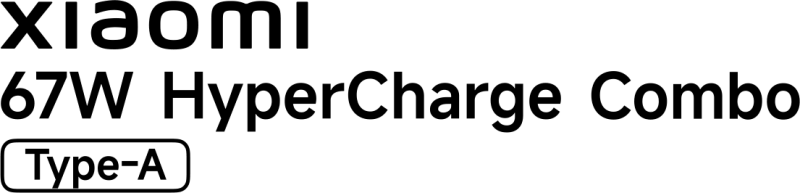شاومي طقم الشحن السريع HyperCharge ٦٧ واط (Type-A)