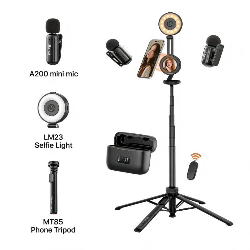 أولانزي كاميرا MT85 Automatic Pop Up Phone Tripod