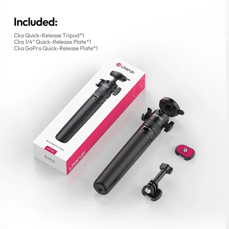 أولانزي كاميرا MT90 Cka Quick Release Tripod Pocket 3/4 & Insta360 Luna