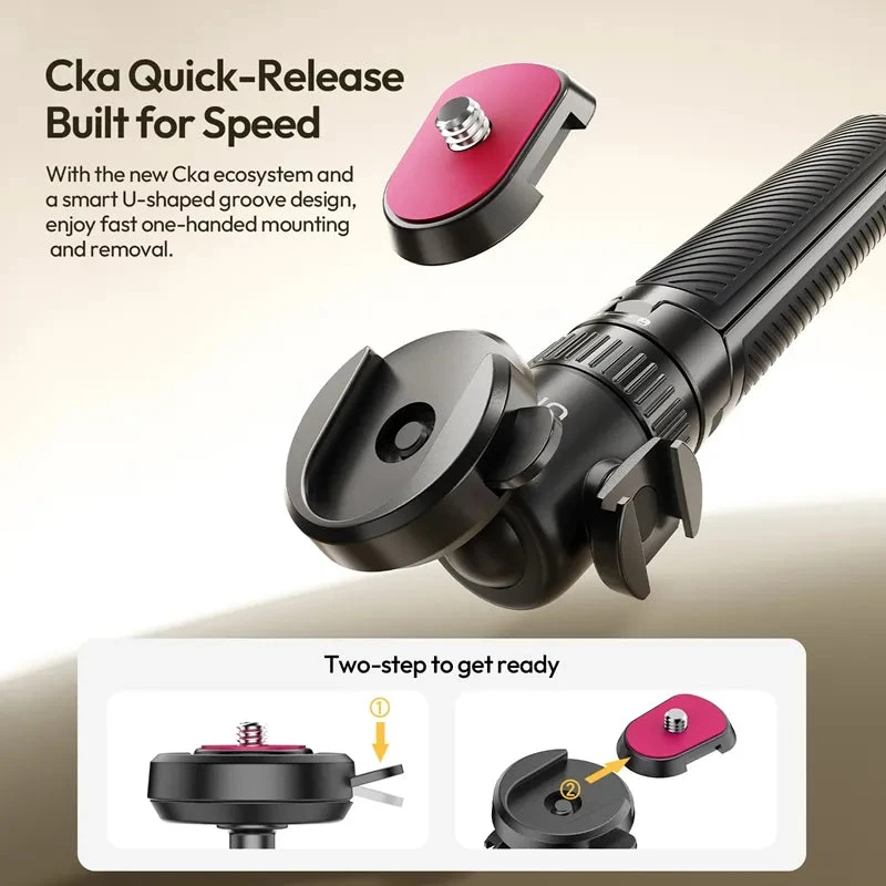 أولانزي كاميرا MT90 Cka Quick Release Tripod Pocket 3/4 & Insta360 Luna
