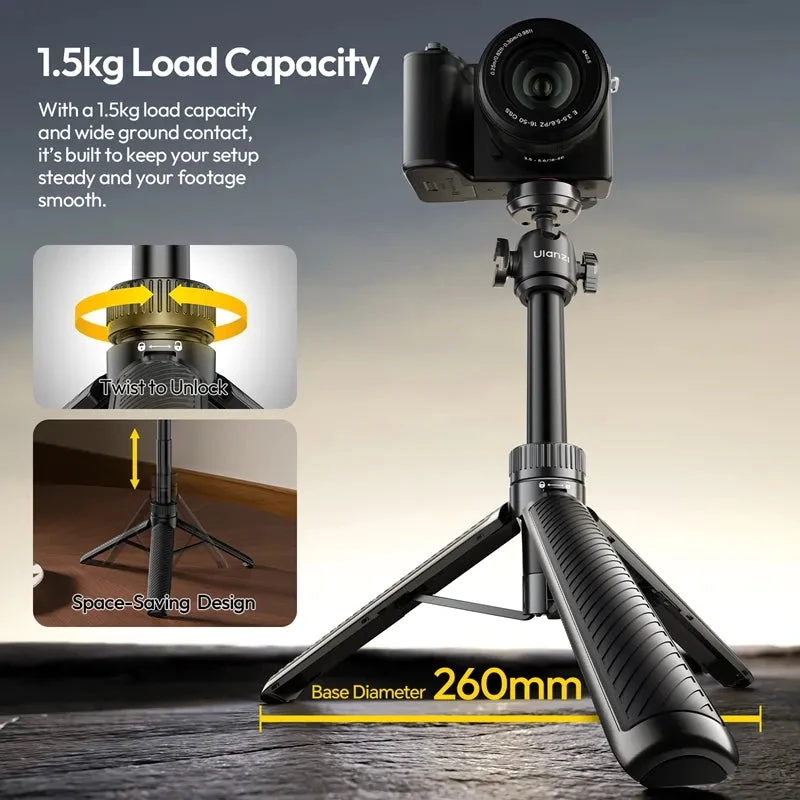 أولانزي كاميرا MT90 Cka Quick Release Tripod Pocket 3/4 & Insta360 Luna