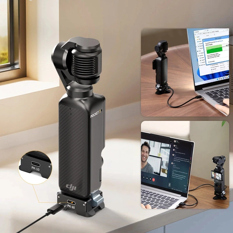 أولانزي شاحن PK 10 Pocket 3/4 & Xtra Muse Expansion DJI Action