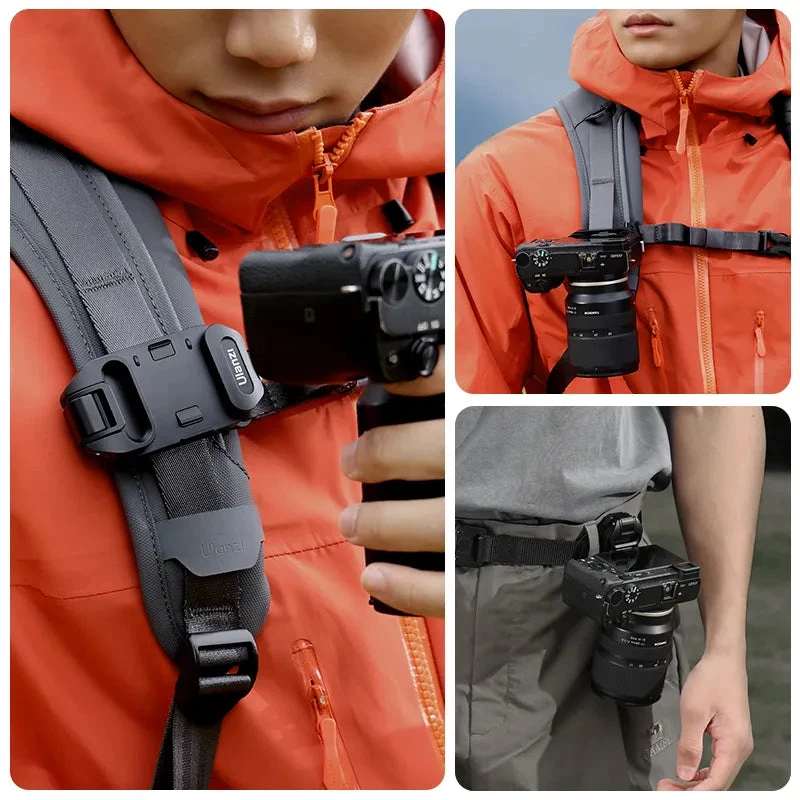 أولانزي كاميرا UKA07 Quick release Kit Backpack Strap Clip C035
