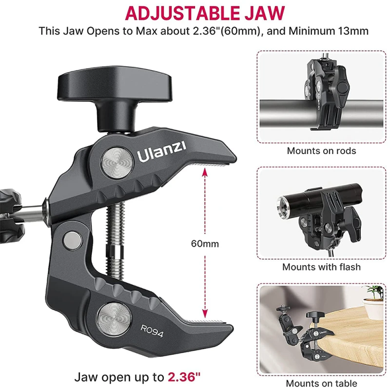 أولانزي كاميرا R094 Multi Functional Super Clamp 2638