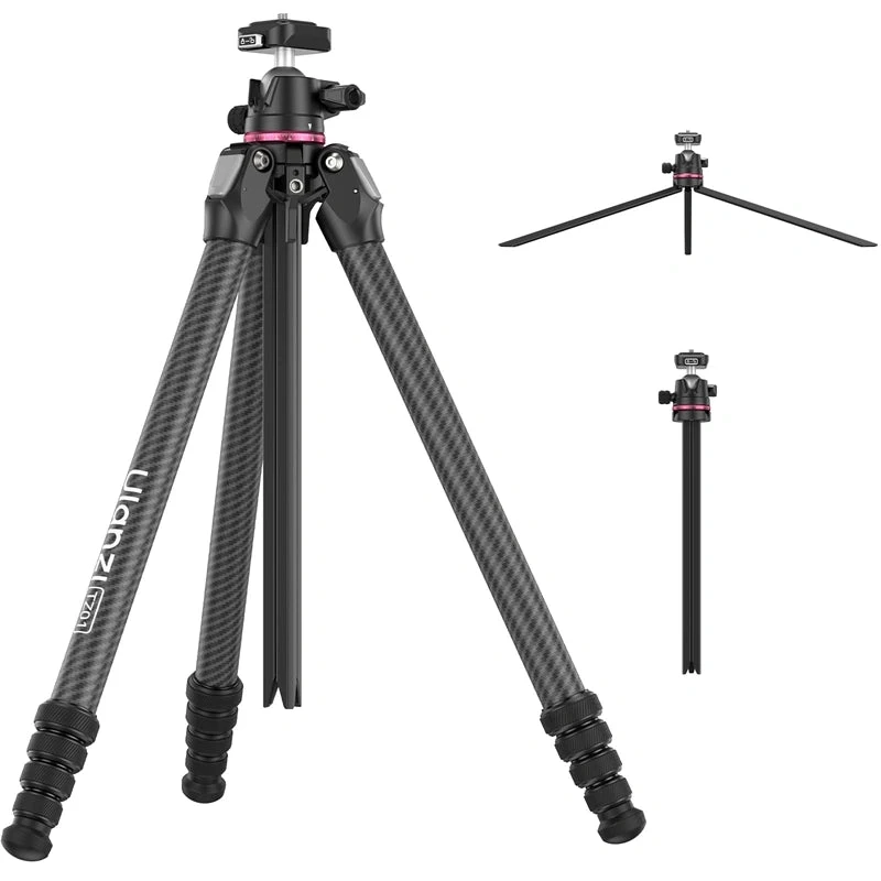 أولانزي كاميرا TZ01 Versatile 2 in 1 Carbon Fiber Tripod