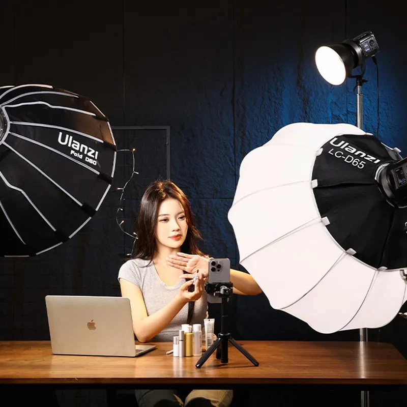 أولانزي كاميرا ١٢٠ واط Bi color / RGB V Mount Video Light
