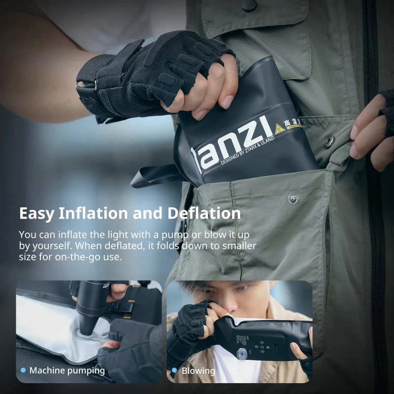 أولانزي كاميرا UA12/UA20 Portable Air Tube Light