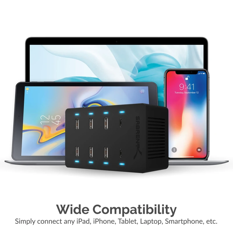سابرنت شاحن 8 Port USB Rapid