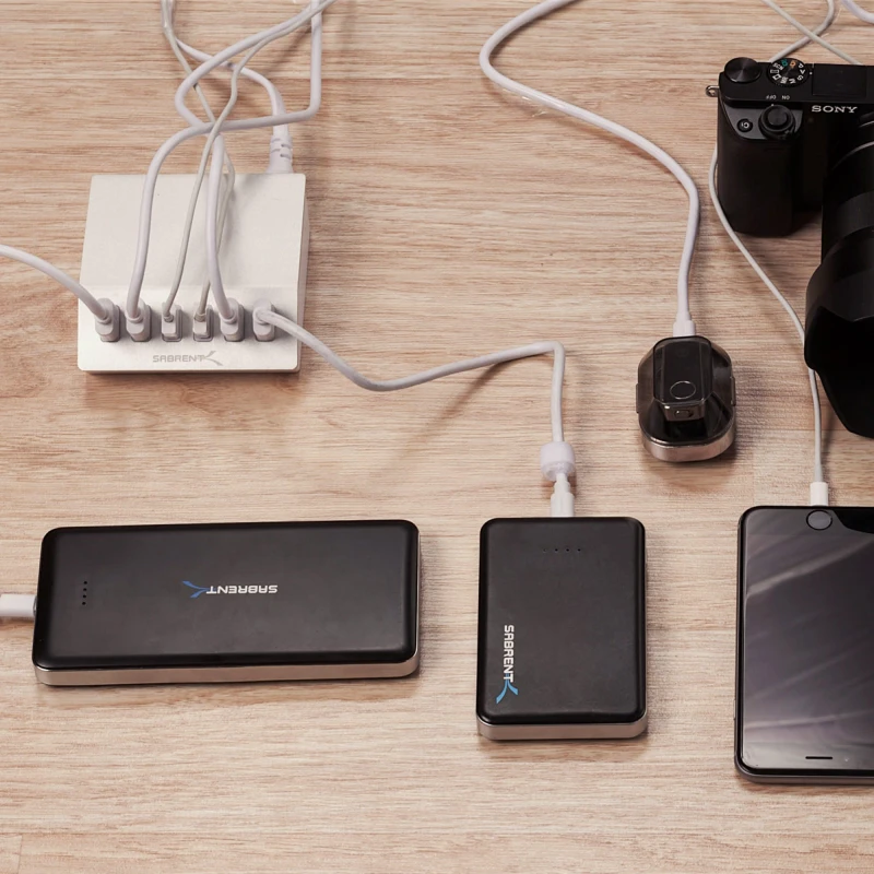 سابرنت شاحن 60 Watt 6 Port USB Rapid