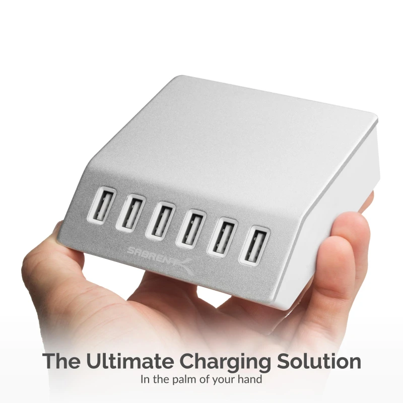 سابرنت شاحن 60 Watt 6 Port USB Rapid