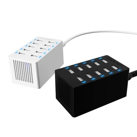 سابرنت شاحن 60 Watt 10 Port Desktop Smart USB Rapid