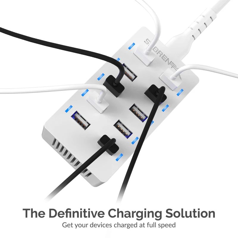 سابرنت شاحن 60 Watt 10 Port Smart USB Rapid