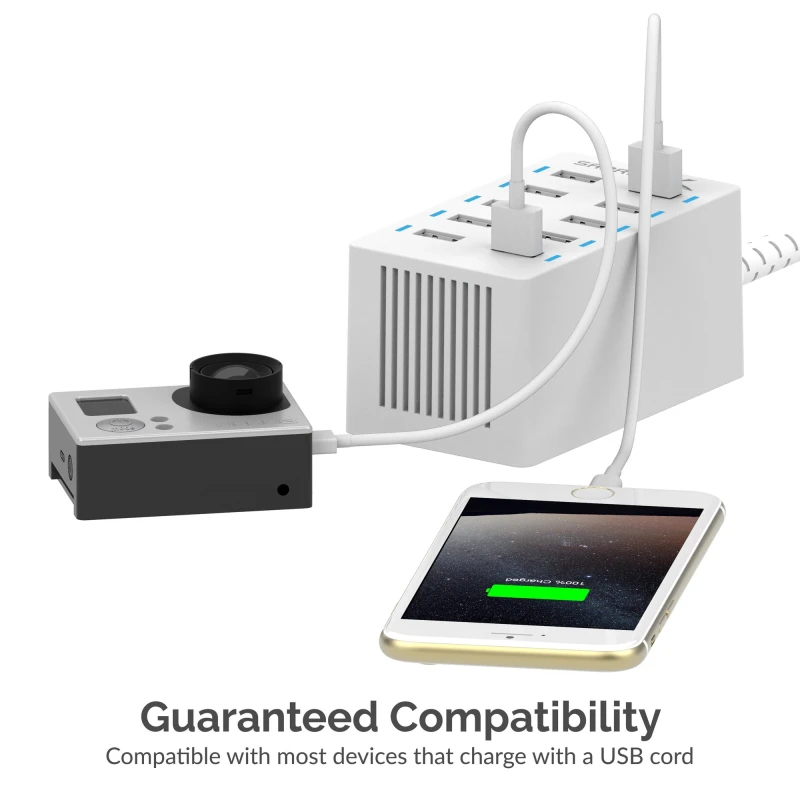 سابرنت شاحن 60 Watt 10 Port Smart USB Rapid