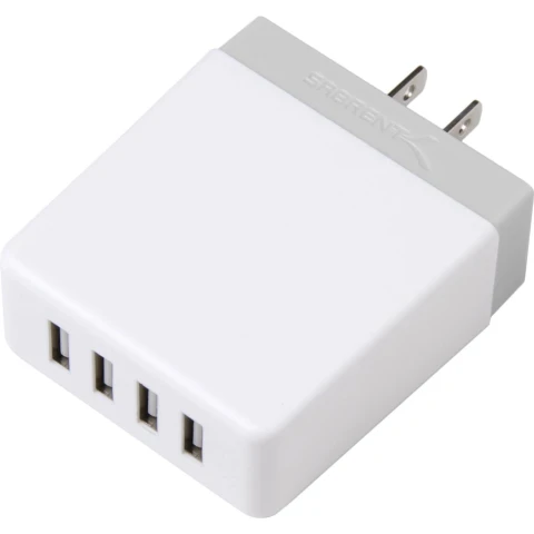 سابرنت شاحن ٤٠ واط 4 Port USB Wall White
