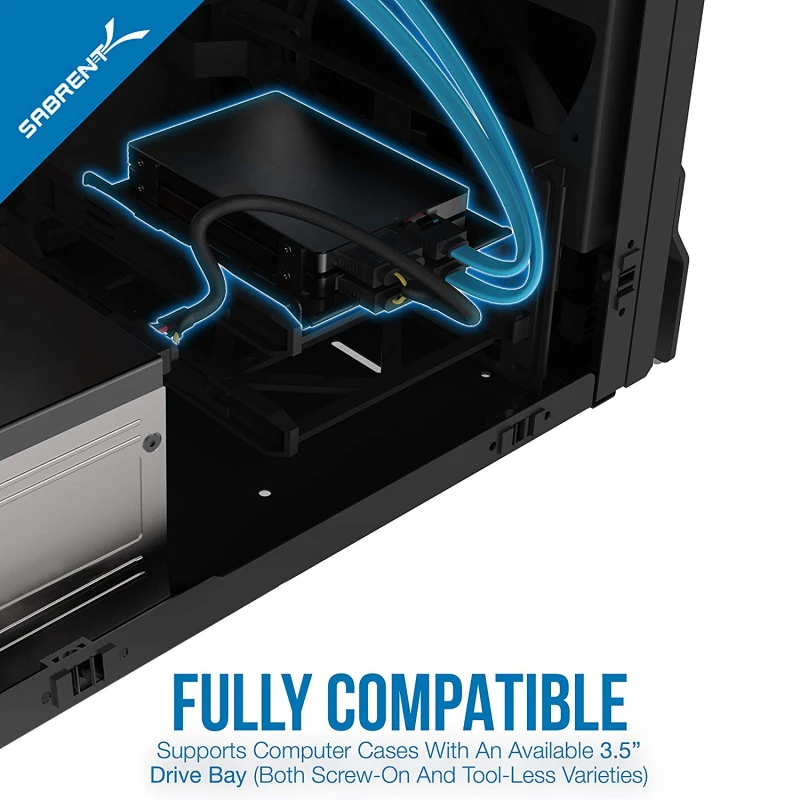 3.5-Inch to x2 SSD / 2.5-Inch Internal Hard Drive Mounting Kit