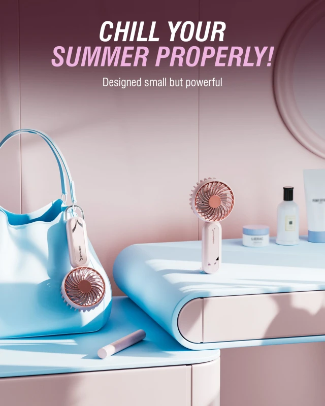 سابرنت تبريد ChillyPop Mini Portable Fan Hanger
