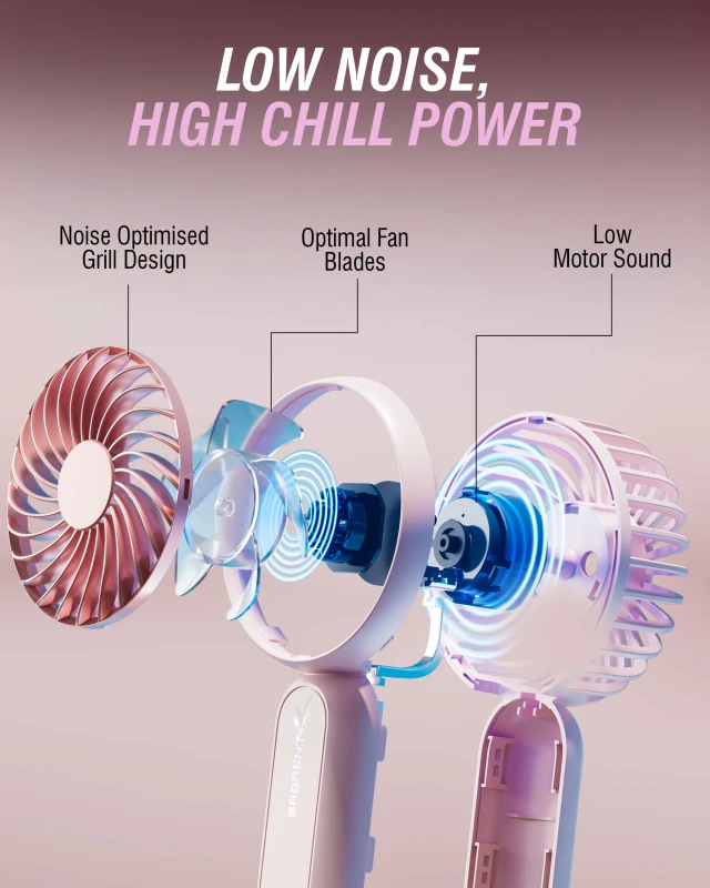 سابرنت تبريد ChillyPop Mini Portable Fan Hanger
