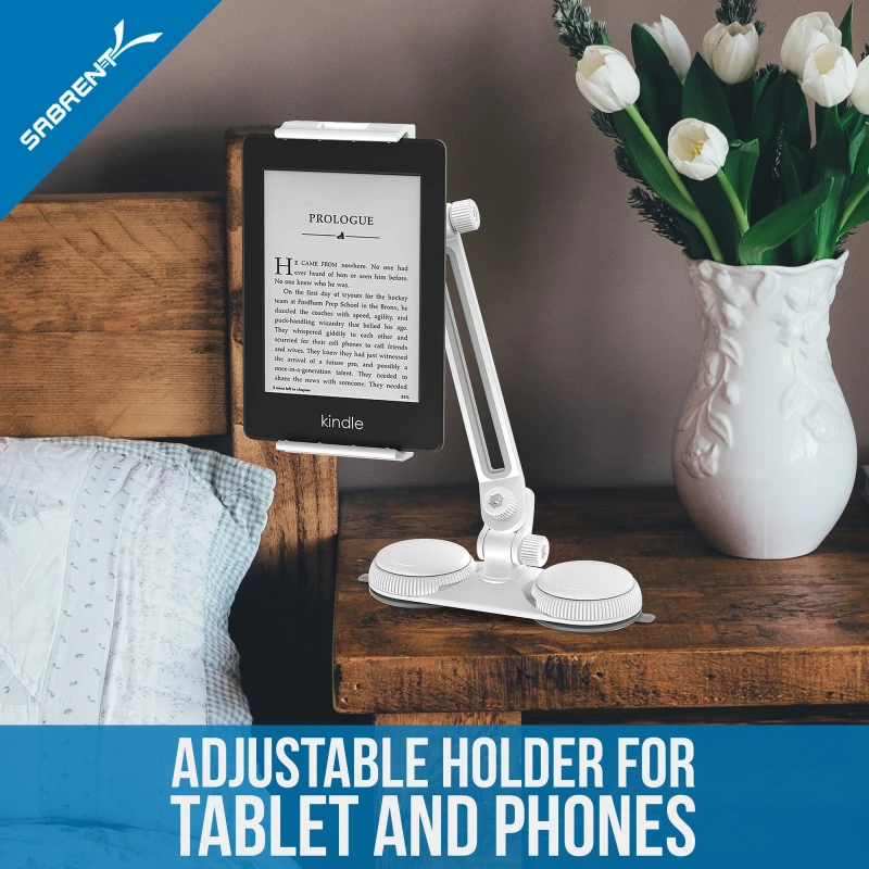 سابرنت مكوّن حاسب Adjustable Stand Suction Cups Holder iPad Tablets up to 8"