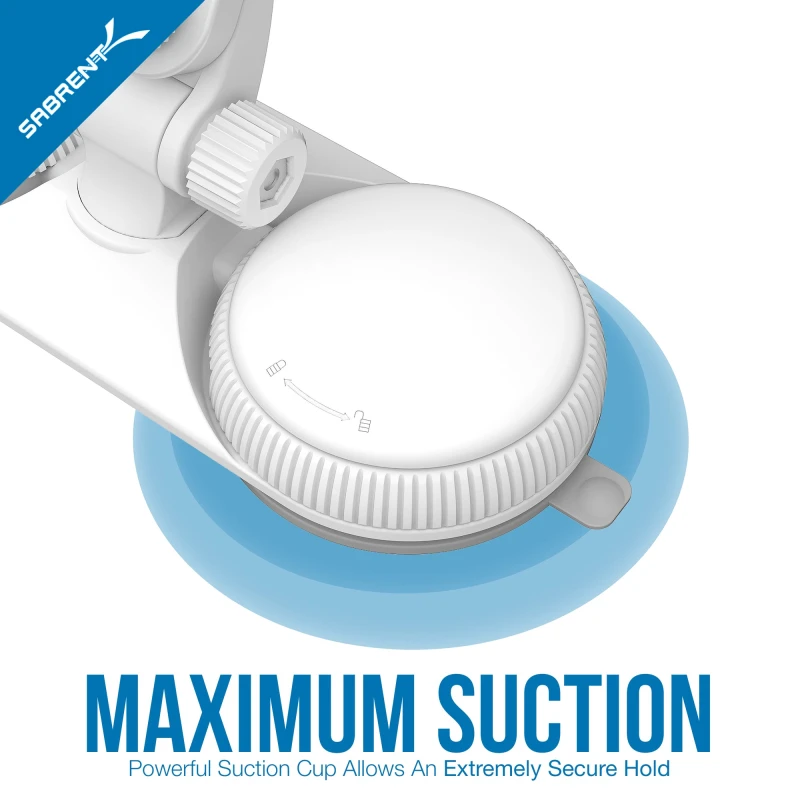 سابرنت مكوّن حاسب Adjustable Stand Suction Cups Holder iPad Tablets up to 8"