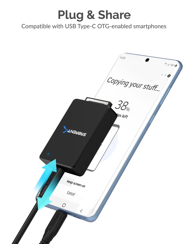 سابرنت مكوّن حاسب CFexpress Type B USB 3.2 Card Reader