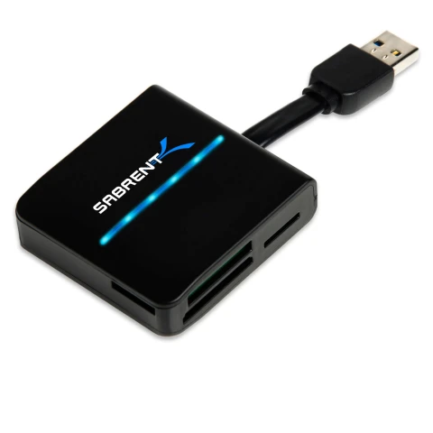 سابرنت قرص تخزين 6 Slot USB 3.0 12 in 1 Memory Card Reader