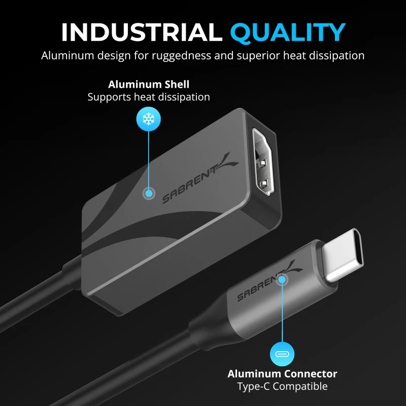 سابرنت شاحن ٤ ألف USB Type C to HDMI