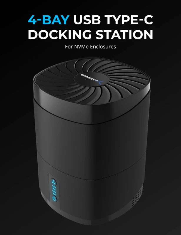 سابرنت محطة إرساء 4 Bay USB Type C Docking Station
