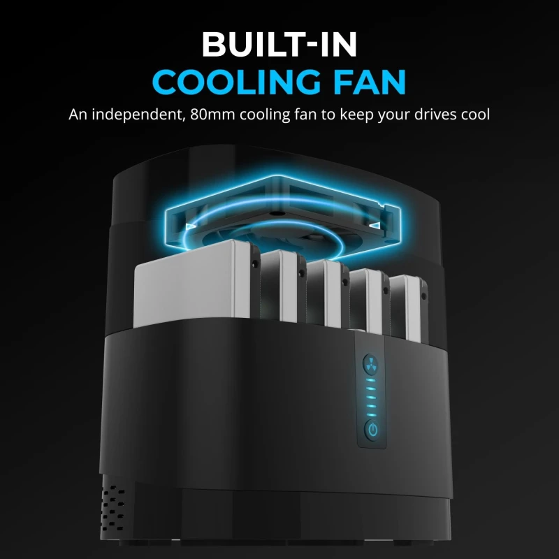 سابرنت محطة إرساء 5 Bay USB C Docking Station 2.5” SATA HDDs SSDs