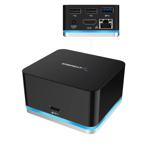 سابرنت محطة إرساء 5 Port USB Type C Mini Continuum Docking Station