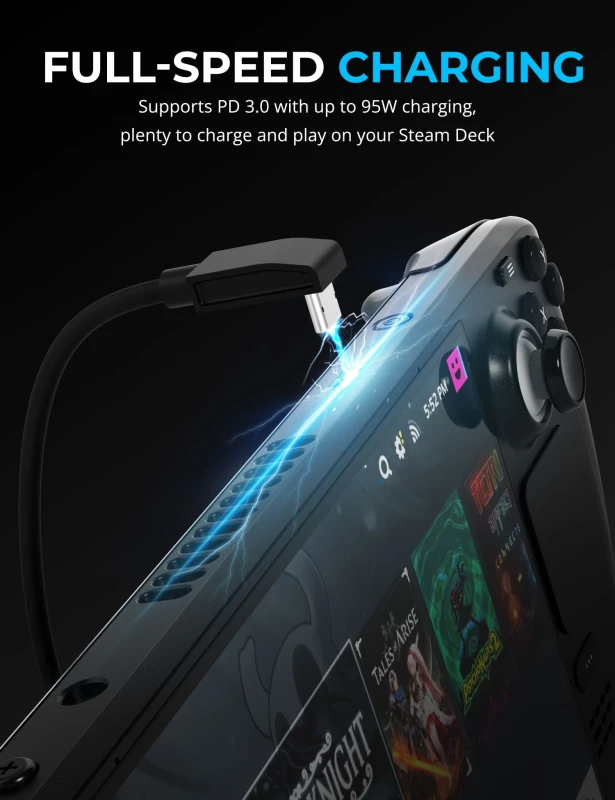 سابرنت محطة إرساء 6 Port Docking Station Steam Deck USB C Devices