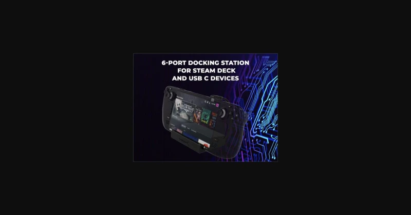 سابرنت محطة إرساء 6 Port Docking Station Steam Deck USB C Devices