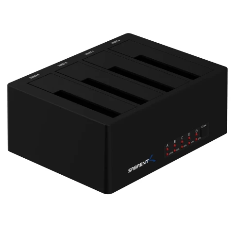 سابرنت قرص تخزين 4 Bay USB 3.0 SATA 2.5"/3.5" SSD/HDD Docking Station
