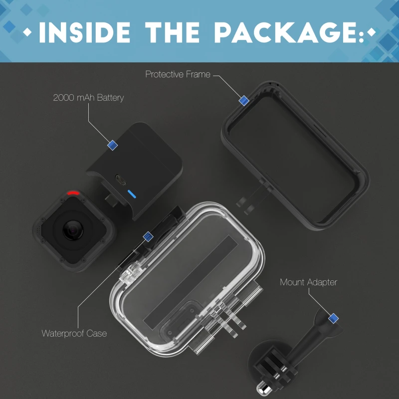 سابرنت بطارية EcstaPro Extended Battery GoPro HERO5 Session