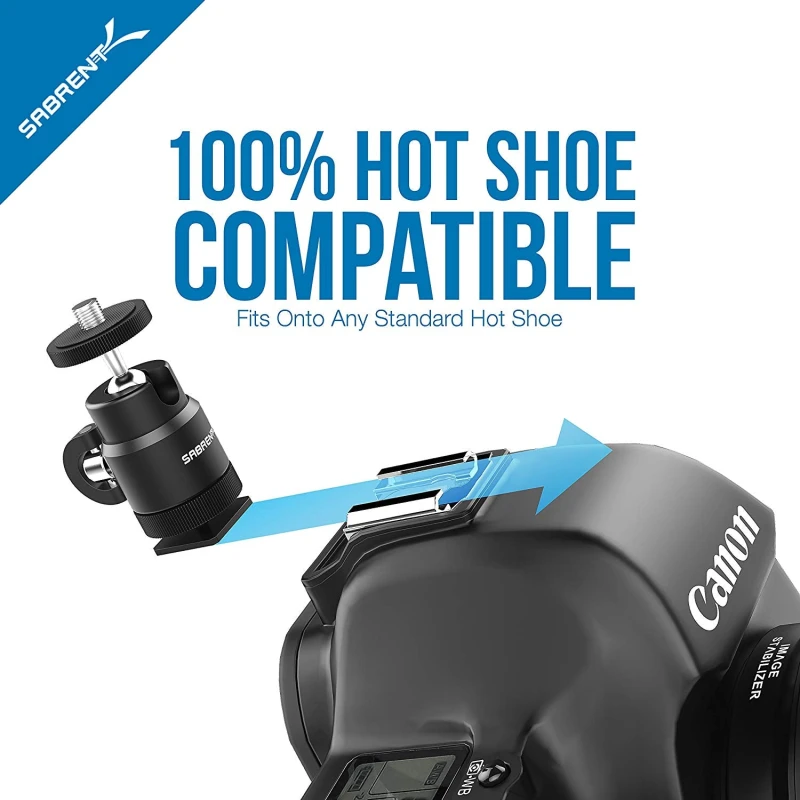 سابرنت مكوّن حاسب Flexible Ball Head Bundle standard Tripod mount gray