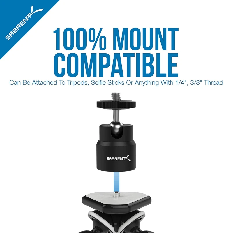 سابرنت مكوّن حاسب Flexible Tripod Ball Head Bundle Standard Tripod Mount